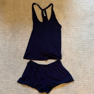 Flora Nikrooz Midnight Blue Sleepwear Set